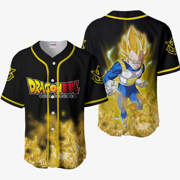 Vegeta Super Saiyan Jersey Shirt Custom Dragon Ball Anime Merch Clothes 1