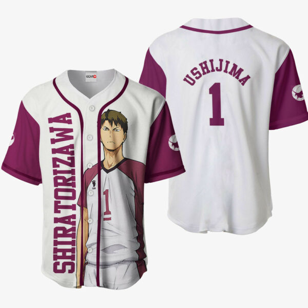 Wakatoshi Ushijima Jersey Shirt Haikyuu Custom Anime Merch Clothes 1