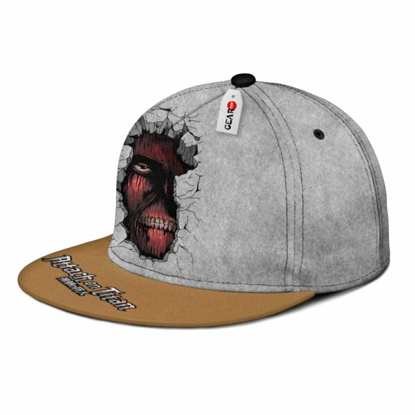 Wall Titan Snapback Hat Custom Attack On Titan Anime Hat 2