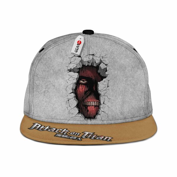 Wall Titan Snapback Hat Custom Attack On Titan Anime Hat 1