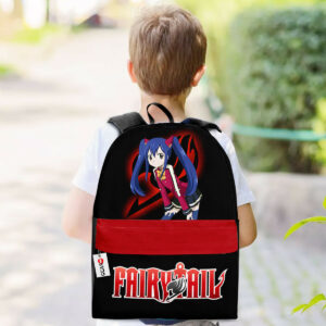 Wendy Marvell Backpack Custom Fairy Tail Anime Bag for Otaku 5