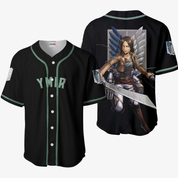 Ymir Jersey Shirt Custom Attack On Titan Final Anime Merch Clothes 1