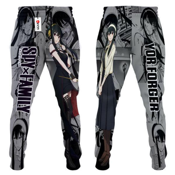 Yor Forger Joggers Custom Anime Spy x Family Sweatpants Mix Manga 4