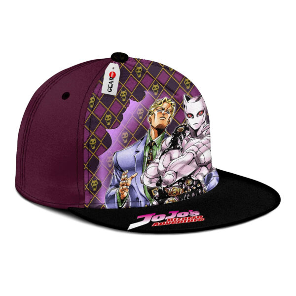 Yoshikage Kira Snapback Hat Custom JJBA Anime Hat for Otaku 2