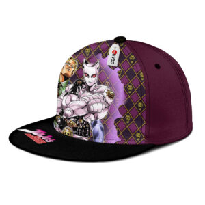 Yoshikage Kira Snapback Hat Custom JJBA Anime Hat for Otaku 6