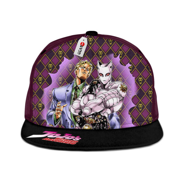 Yoshikage Kira Snapback Hat Custom JJBA Anime Hat for Otaku 1