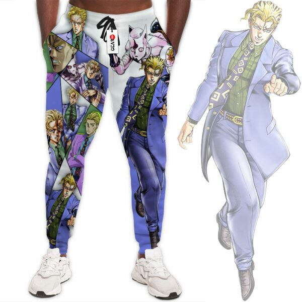 Yoshikage Kira Sweatpants Custom Anime JJBAs Joggers Merch 1