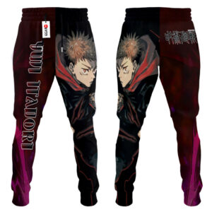 Yuji Itadori Joggers Custom Anime Jujutsu Kaisen Sweatpants 7