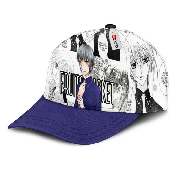 Yuki Sohma Baseball Cap Fruits Basket Custom Anime Hat Mix Manga 2