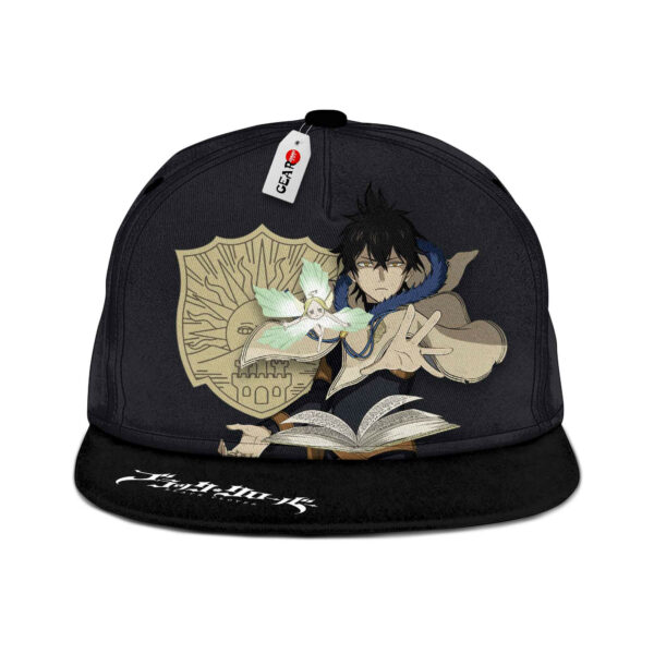 Yuno Grinberryall Snapback Hat Custom Black Clover Anime Hat for Otaku 1