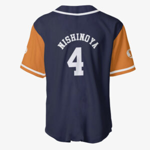 Yuu Nishinoya Jersey Shirt Haikyuu Custom Anime Merch Clothes 5