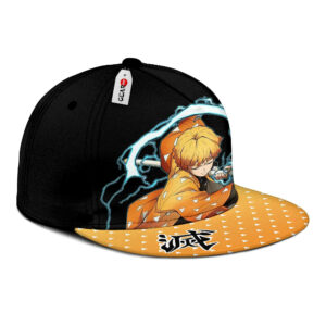 Zenitsu Cap Hat Thunder Breathing Anime Kimetsu Snapback 6