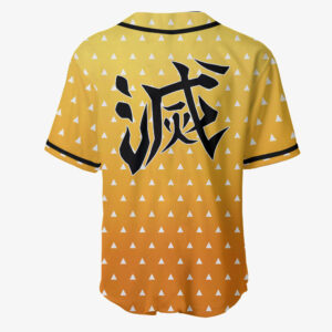 Zenitsu Jersey Shirt Custom Kimetsu Anime Merch Clothes 5