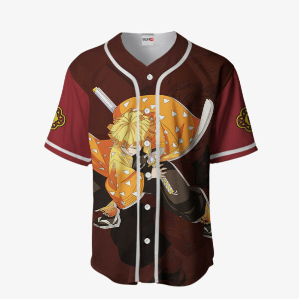 Zenitsu Jersey Shirt Custom Kimetsu Anime Merch Clothes for Otaku 2