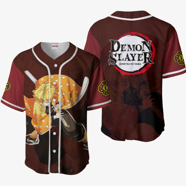 Zenitsu Jersey Shirt Custom Kimetsu Anime Merch Clothes for Otaku 1