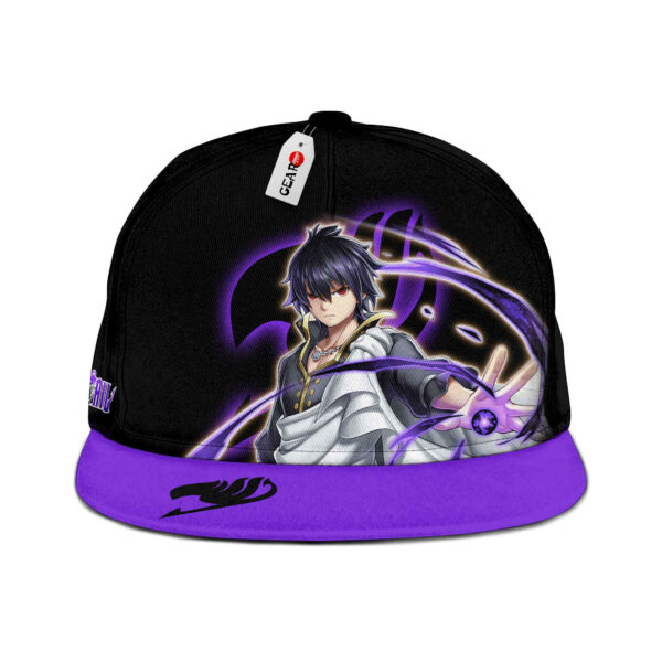 Zeref Dragneel Snapback Hat Custom Fairy Tail Anime Hat for Otaku 1